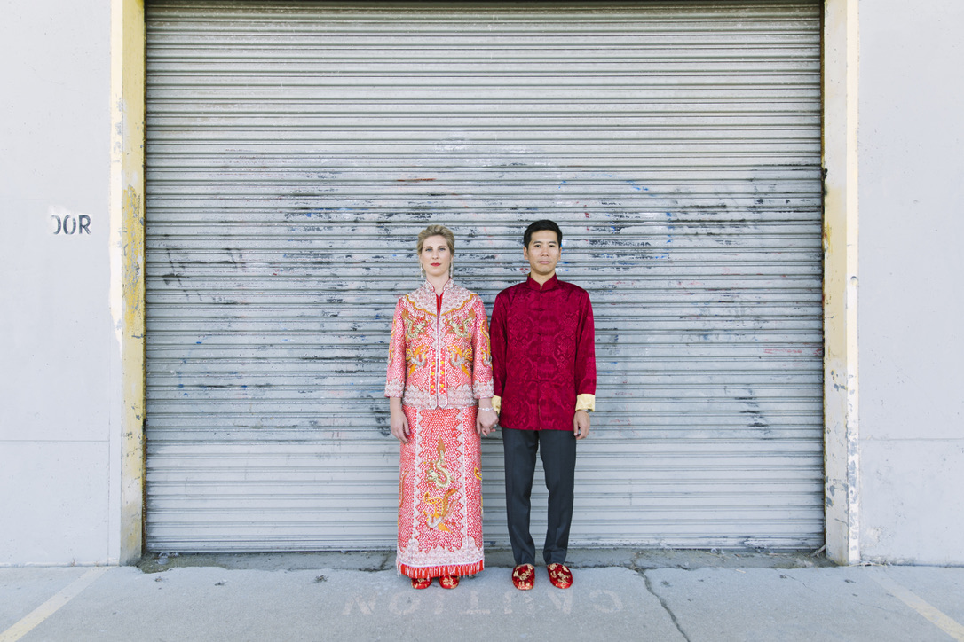 Industrial backdrop to our wedding